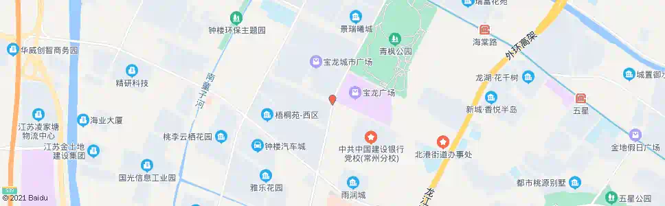 常州梧桐路茶花路_公交站地图_常州公交_妙搜公交查询2025