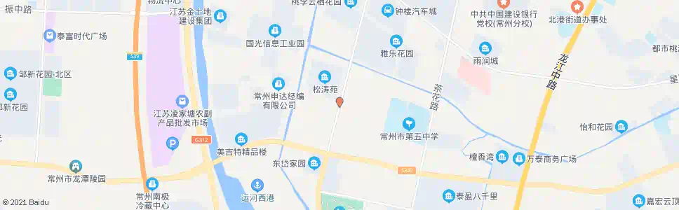 常州松涛苑_公交站地图_常州公交_妙搜公交查询2025