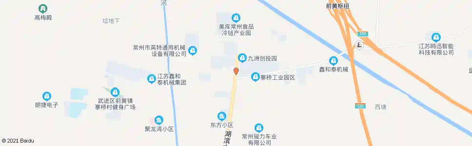 常州湖滨路前灵路_公交站地图_常州公交_妙搜公交查询2025
