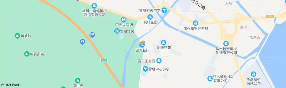常州雪东村委_公交站地图_常州公交_妙搜公交查询2025