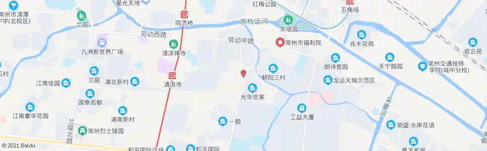 常州清凉东路龙游路_公交站地图_常州公交_妙搜公交查询2025