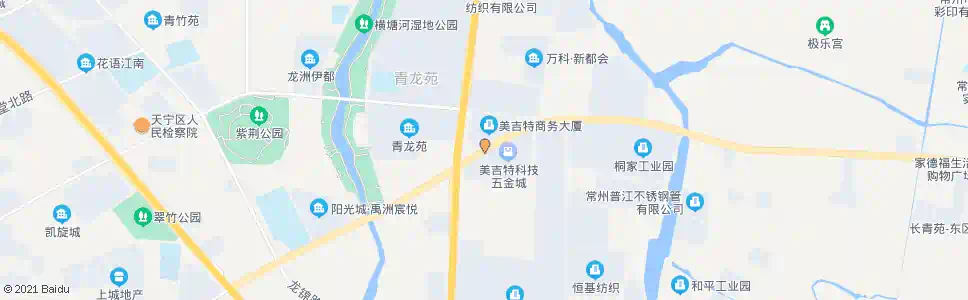 常州美吉特科技五金城(飞牛纺织)_公交站地图_常州公交_妙搜公交查询2025