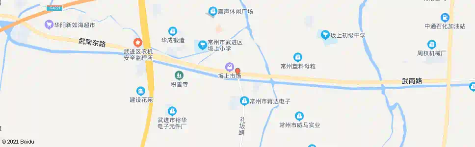 常州坂上南_公交站地图_常州公交_妙搜公交查询2025