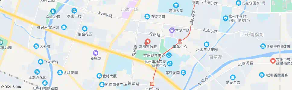 常州光明桥_公交站地图_常州公交_妙搜公交查询2025