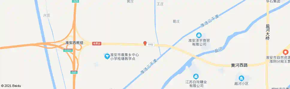 淮安干庄_公交站地图_淮安公交_妙搜公交查询2025