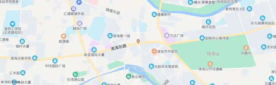 淮安人寿保险公司_公交站地图_淮安公交_妙搜公交查询2025