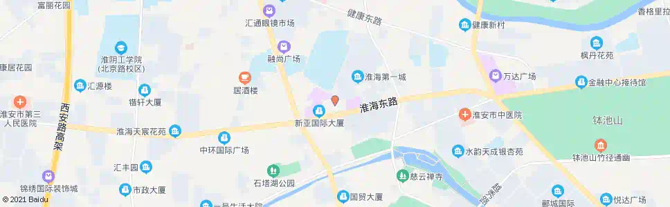 淮安淮海东路_公交站地图_淮安公交_妙搜公交查询2025