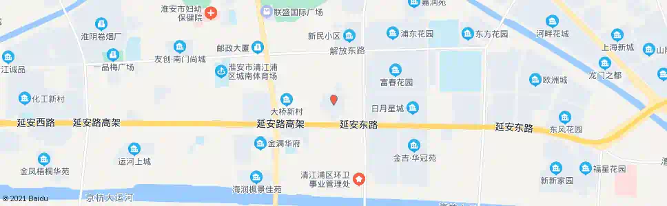 淮安前进小区_公交站地图_淮安公交_妙搜公交查询2025