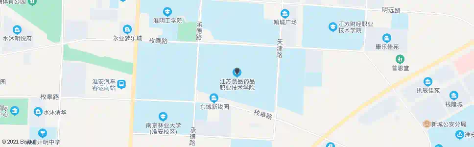 淮安江苏食品学院_公交站地图_淮安公交_妙搜公交查询2025