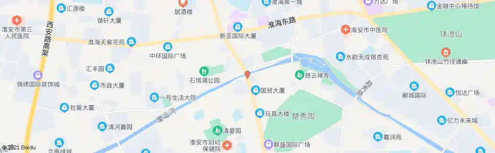 淮安水门桥_公交站地图_淮安公交_妙搜公交查询2025