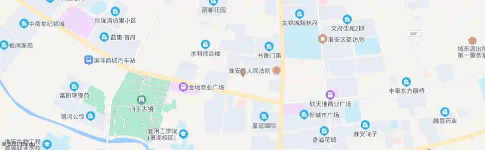 淮安区检察院_公交站地图_淮安公交_妙搜公交查询2025
