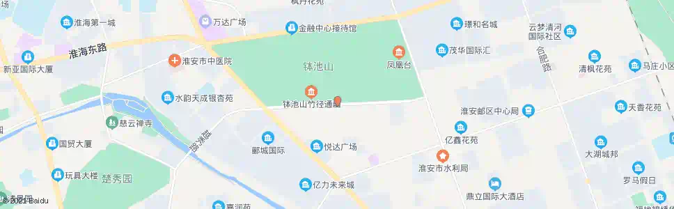 淮安珠海路(经二路)_公交站地图_淮安公交_妙搜公交查询2025