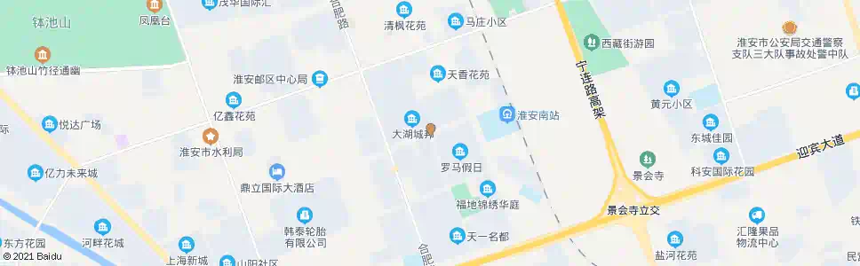 淮安福州路_公交站地图_淮安公交_妙搜公交查询2025