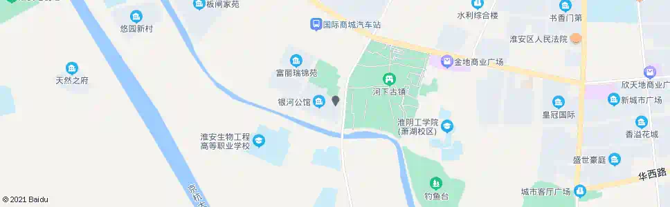 淮安河下小区_公交站地图_淮安公交_妙搜公交查询2025