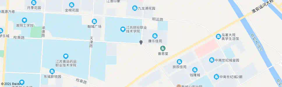 淮安通甫路_公交站地图_淮安公交_妙搜公交查询2025