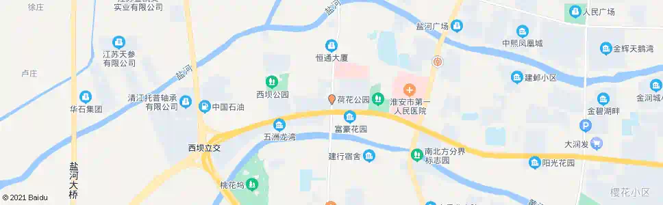 淮安西坝_公交站地图_淮安公交_妙搜公交查询2025