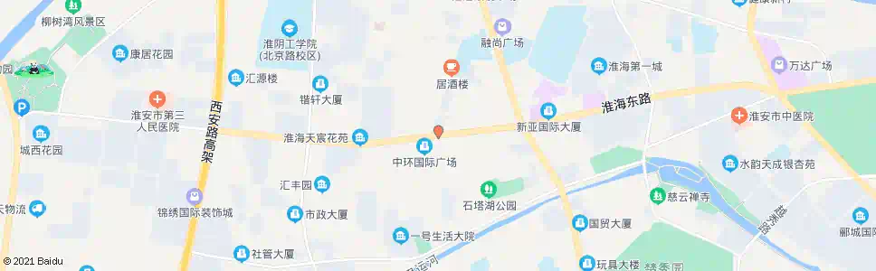 淮安利苑新村_公交站地图_淮安公交_妙搜公交查询2025