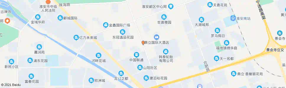 淮安机场路(南昌路)_公交站地图_淮安公交_妙搜公交查询2025