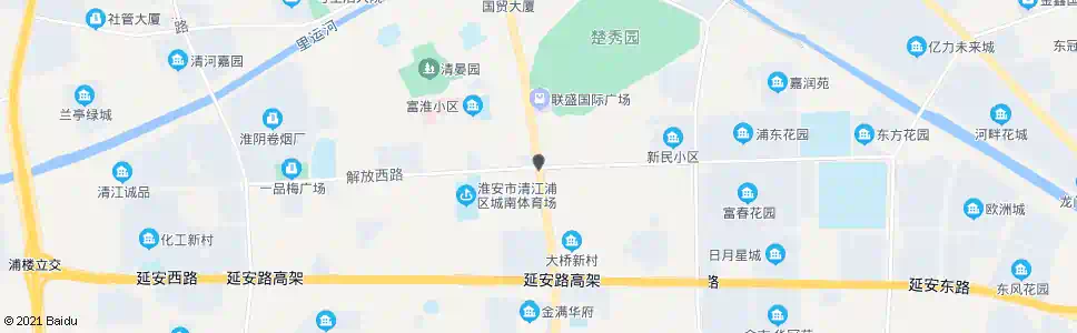 淮安解放路_公交站地图_淮安公交_妙搜公交查询2025
