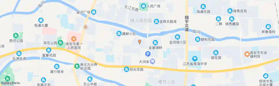 淮安东升花园_公交站地图_淮安公交_妙搜公交查询2025