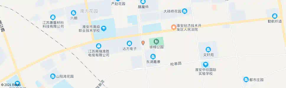 淮安科技南街_公交站地图_淮安公交_妙搜公交查询2025