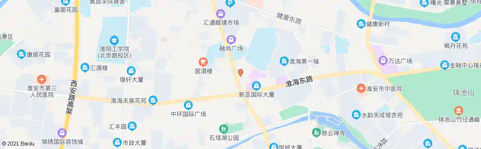 淮安金马广场_公交站地图_淮安公交_妙搜公交查询2025