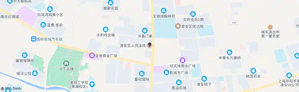 淮安楚州区法院_公交站地图_淮安公交_妙搜公交查询2025