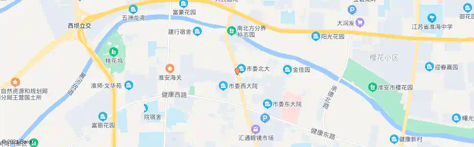 淮安新军营路_公交站地图_淮安公交_妙搜公交查询2025