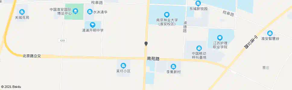 淮安李集村委会_公交站地图_淮安公交_妙搜公交查询2025