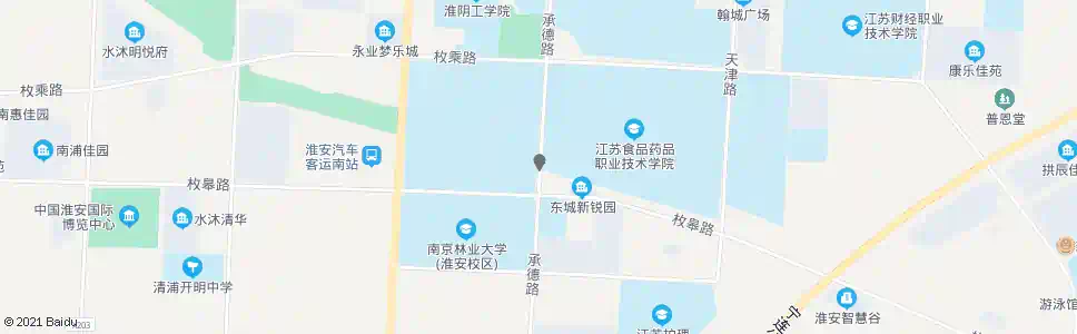 淮安承德路_公交站地图_淮安公交_妙搜公交查询2025