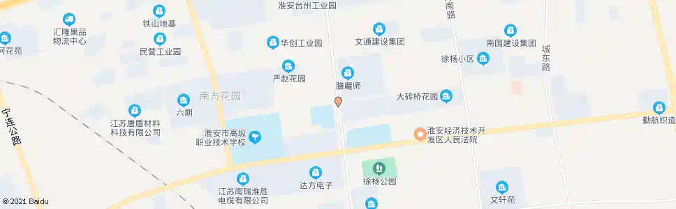 淮安安澜路_公交站地图_淮安公交_妙搜公交查询2025
