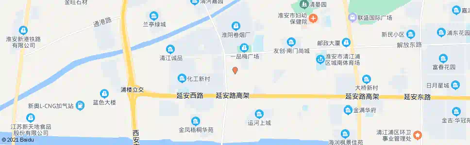淮安一院分院_公交站地图_淮安公交_妙搜公交查询2025