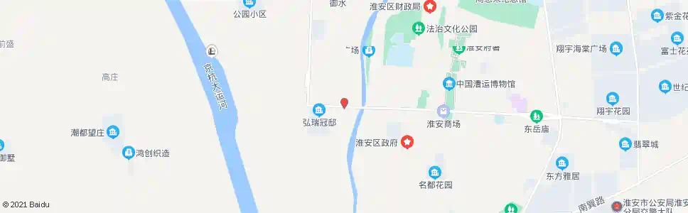 淮安人民桥_公交站地图_淮安公交_妙搜公交查询2025