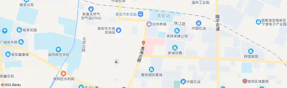 淮安左庄_公交站地图_淮安公交_妙搜公交查询2025