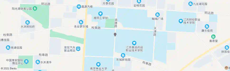 淮安承德南路(枚乘路)_公交站地图_淮安公交_妙搜公交查询2025