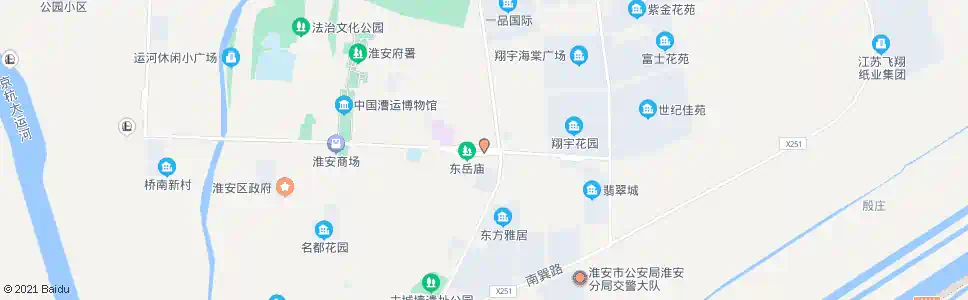 淮安车站广场_公交站地图_淮安公交_妙搜公交查询2025