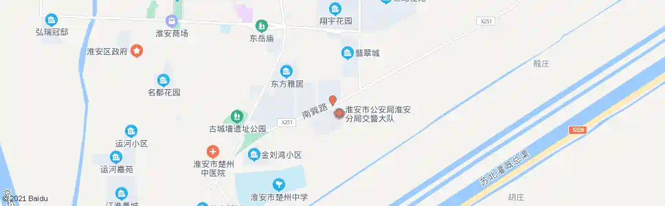 淮安交警大队_公交站地图_淮安公交_妙搜公交查询2025
