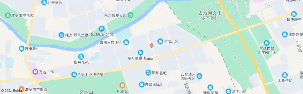 淮安杭州路_公交站地图_淮安公交_妙搜公交查询2025