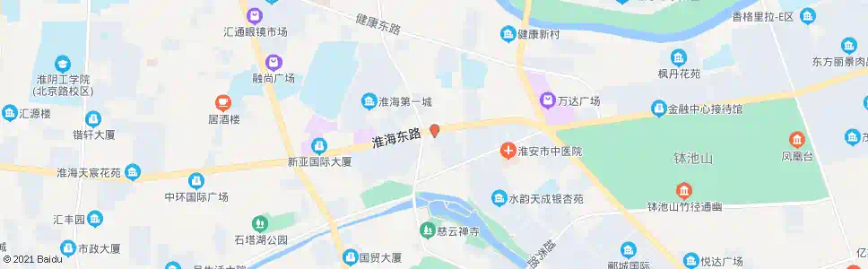淮安亚太百货_公交站地图_淮安公交_妙搜公交查询2025