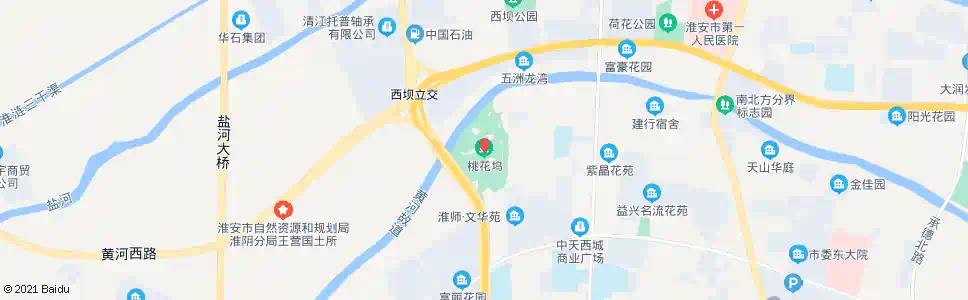 淮安桃花岛_公交站地图_淮安公交_妙搜公交查询2025