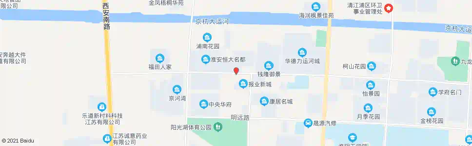 淮安城南五组_公交站地图_淮安公交_妙搜公交查询2025