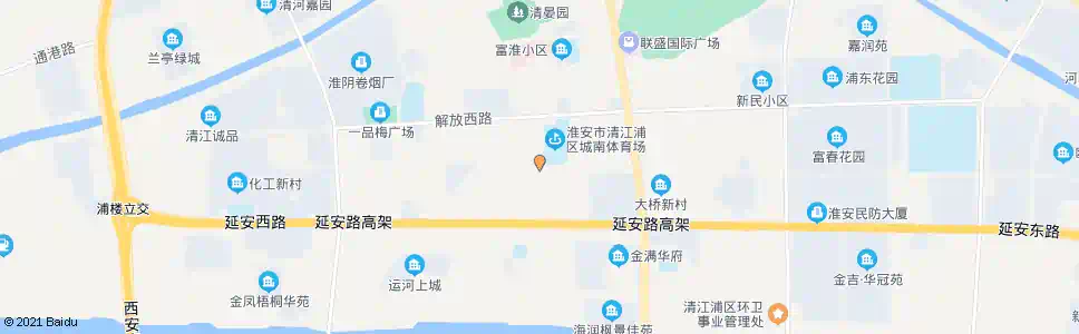 淮安前进西路_公交站地图_淮安公交_妙搜公交查询2025