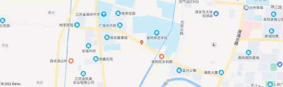 淮安电大路_公交站地图_淮安公交_妙搜公交查询2025