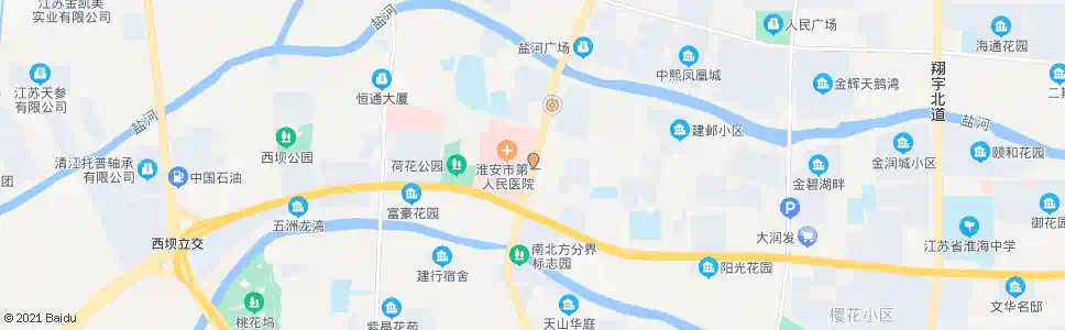 淮安西马路_公交站地图_淮安公交_妙搜公交查询2025