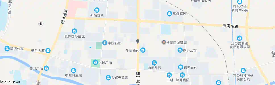 淮安沈阳路_公交站地图_淮安公交_妙搜公交查询2025