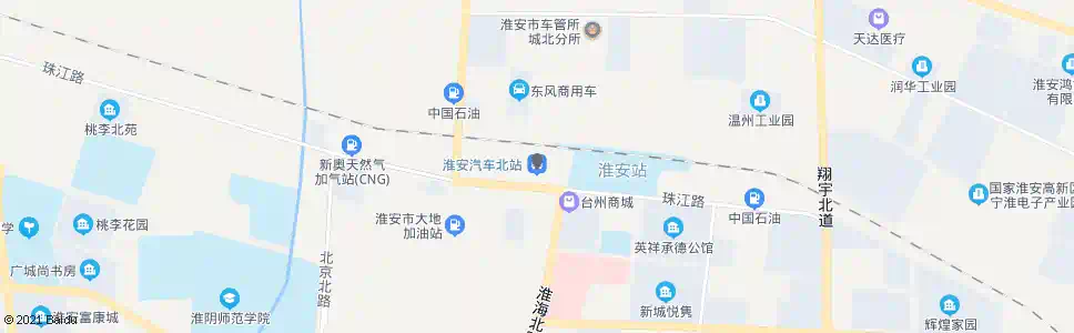 淮安汽车北站_公交站地图_淮安公交_妙搜公交查询2025