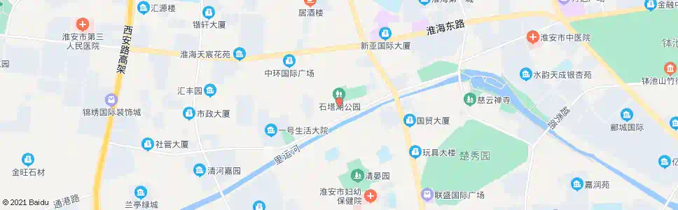 淮安北门桥_公交站地图_淮安公交_妙搜公交查询2025