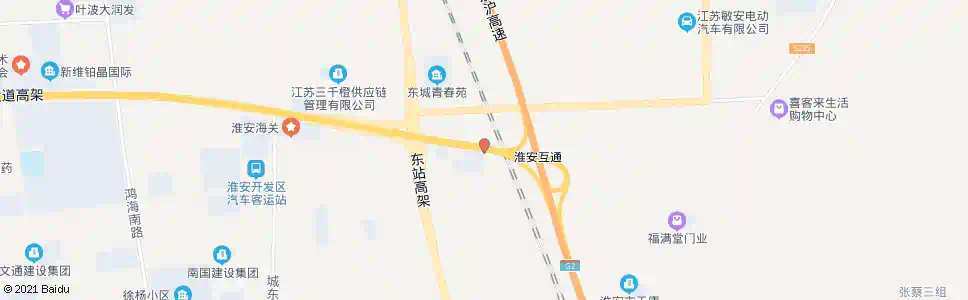 淮安京沪高速收费站_公交站地图_淮安公交_妙搜公交查询2025