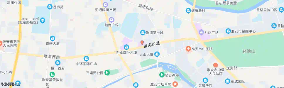 淮安金鹰购物中心_公交站地图_淮安公交_妙搜公交查询2025