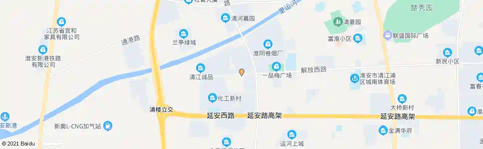 淮安清棉_公交站地图_淮安公交_妙搜公交查询2025